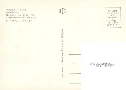 Nessebar_Nessebyr Teilansicht Nessebar Nessebyr