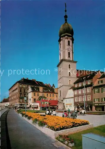 Graz_Steiermark Franziskanerkirche mit Promenade Graz_Steiermark