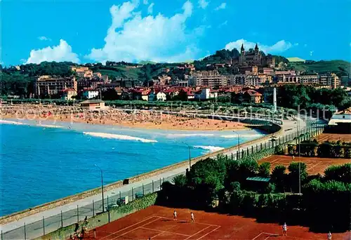 San_Sebastian_de_Garabandal Ondarreta playa y Club de Tenis San_Sebastian