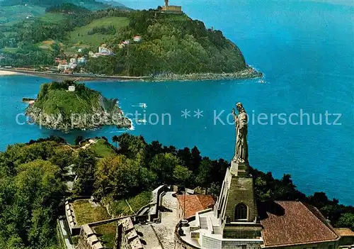 San_Sebastian_de_Garabandal Monumento al Sagrado Corazon y Monte Igueldo San_Sebastian