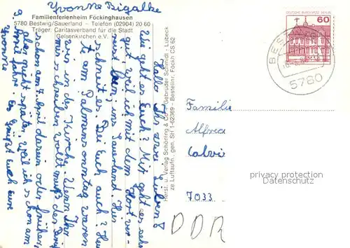 Bestwig Fliegeraufnahme Ferienheim F?ckinghausen Bestwig