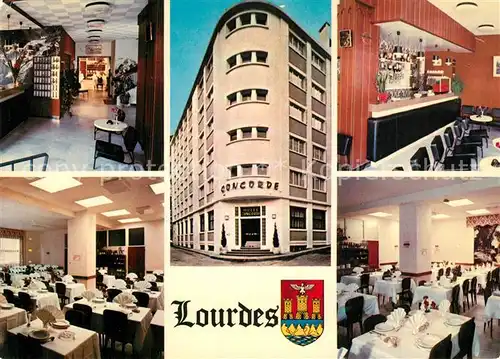 Lourdes_Hautes_Pyrenees Hotel Concorde Rue Saint Felix Rue du Calvaire Lourdes_Hautes_Pyrenees
