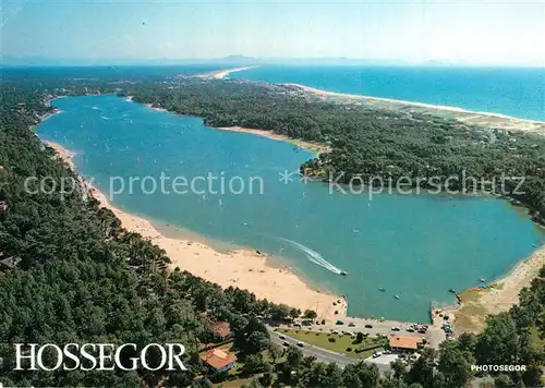 Hossegor_Soorts_Landes Fliegeraufnahme Lac Ocean  Hossegor_Soorts_Landes