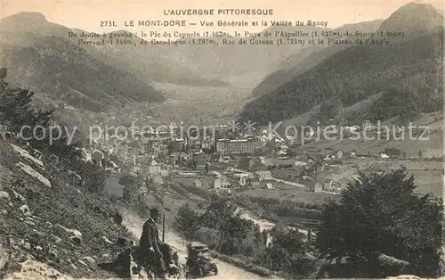 AK / Ansichtskarte Le_Mont Dore_Puy_de_Dome Vue generale et la Vallee du Sancy Le_Mont Dore_Puy_de_Dome