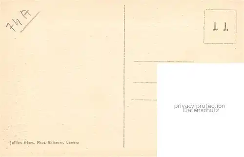 AK / Ansichtskarte Saint Gervais les Bains Vue panoramique Paysage et le Mont Blanc Alpes Saint Gervais les Bains