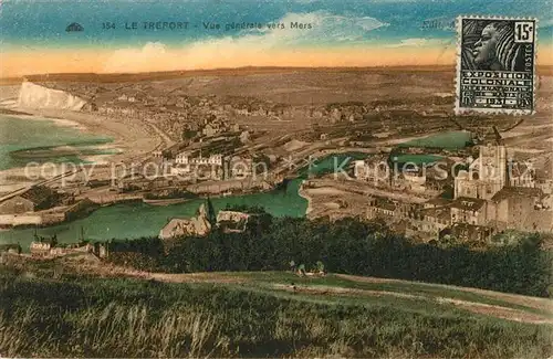 AK / Ansichtskarte Le_Treport Vue generale vers Mers Le_Treport