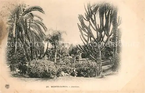 AK / Ansichtskarte Monte Carlo Jardins Monte Carlo