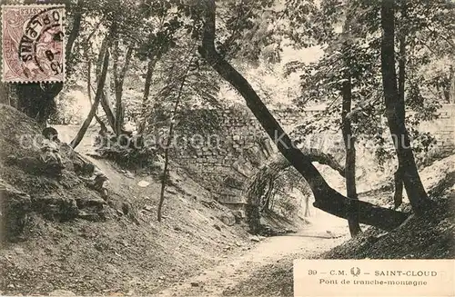 AK / Ansichtskarte Saint Cloud_Coteaux Pont de tranche montagne Saint Cloud Coteaux