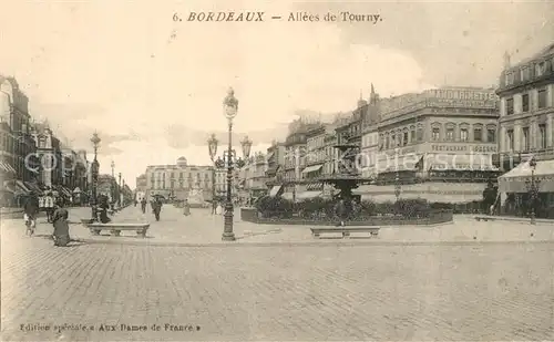 AK / Ansichtskarte Bordeaux Allees de Tourny Bordeaux