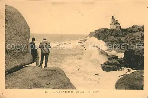 AK / Ansichtskarte Ploumanach Le Phare Ploumanach