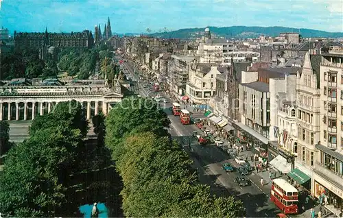 Edinburgh Princes Street from the Scott Monument Edinburgh