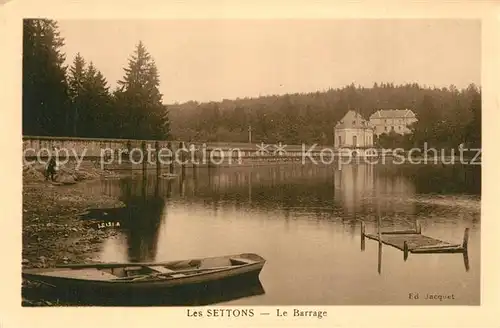 Les_Settons Le Barrage Stausee Les_Settons
