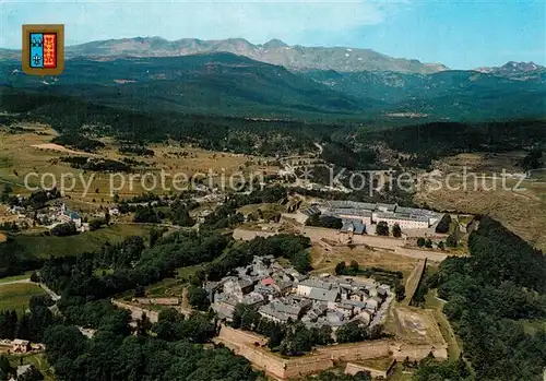 Mont Louis_Montagne Au fond la Chaine du Carlit vue aerienne 