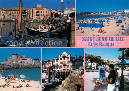 Saint Jean de Luz Port Plage Fort de Socoa Maison de l Infante Place Louis XIV Peintre Saint Jean de Luz