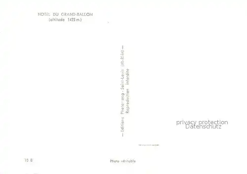 Grand Ballon_Elsass Hotel du Grand Ballon 