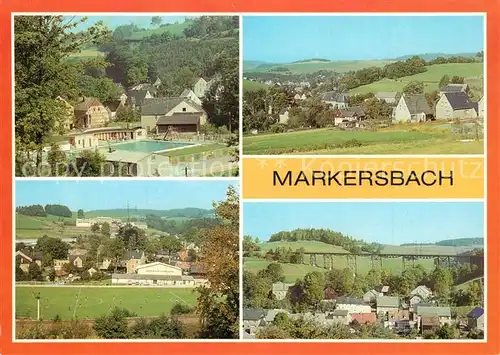 Markersbach_Bahratal Freibad Panorama Sportzentrum am Pumpspeicherwerk Teilansicht Markersbach Bahratal