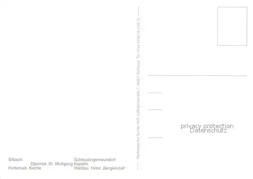 Nahetal Waldau Silbach Oberrod St Wolfgang Kapelle Kirche Schleusingerneudorf Hotel Bergkristall Nahetal Waldau