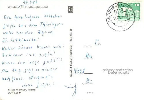 Waldau_Hildburghausen Panorama Teilansichten Waldau Hildburghausen