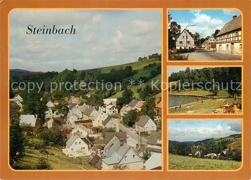 Steinbach_Annaberg Teilansicht Dorfstrasse Freibad Panorama Steinbach Annaberg