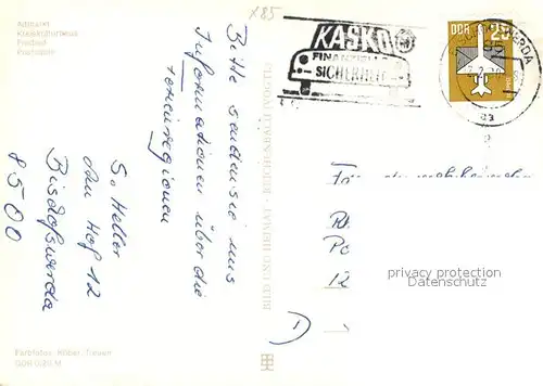 Bischofswerda Altmarkt Kreiskulturhaus Freibad Postsaeule Bischofswerda