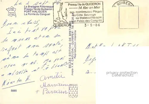 Quiberon_Morbihan Fliegeraufnahme Port Haliguen Quiberon Morbihan