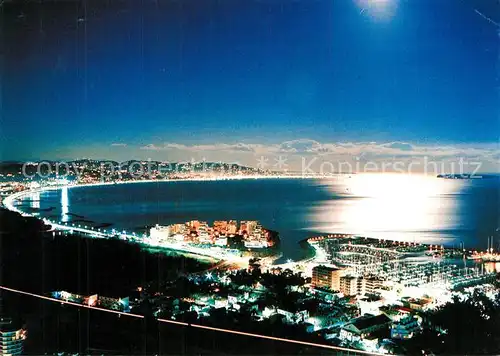 Cannes_Alpes Maritimes Reflets de lune sur le Golfe Cannes Alpes Maritimes