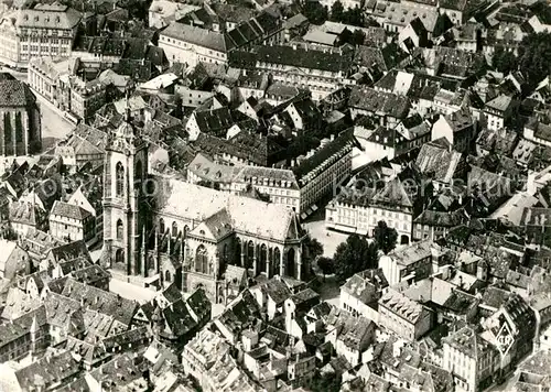 Colmar_Haut_Rhin_Elsass Fliegeraufnahme Kirchenpartie Colmar_Haut_Rhin_Elsass