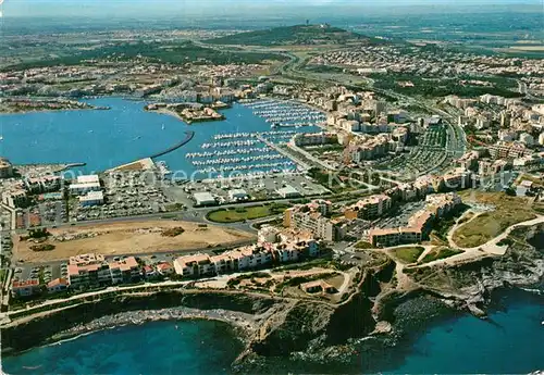 Cap d_Agde Fliegeraufnahme Port  Cap d_Agde
