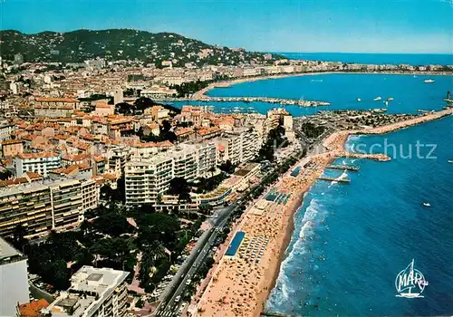 Cannes_Alpes Maritimes Fliegeraufnahme Plage du Midi Cannes Alpes Maritimes