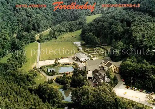 Bescheid_Hermeskeil Hotel Pension Forellenhof Flugaufnahme Bescheid Hermeskeil