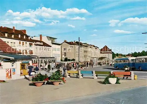 Siegburg Wilhelmstrasse mit Bus Bahnhof Siegburg