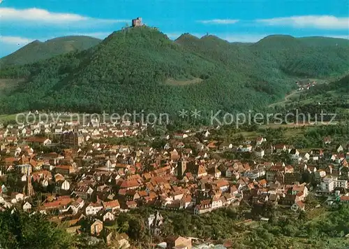 Annweiler_Trifels Fliegeraufnahme mit Trifels Anebos und Scharfenberg Annweiler_Trifels