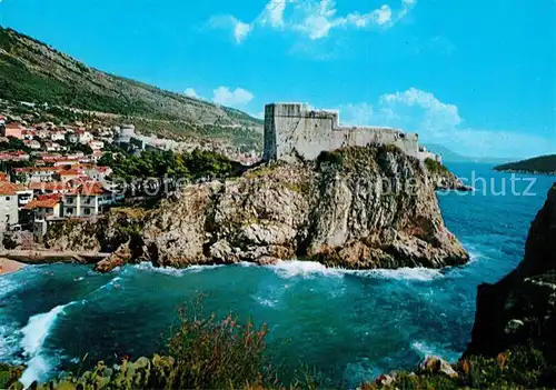 AK / Ansichtskarte Dubrovnik_Ragusa Festung Lovrjenac Dubrovnik Ragusa