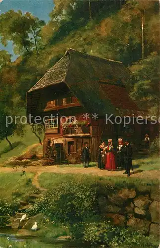 AK / Ansichtskarte Hoffmann_Heinrich Aus dem Schapbachtal  Hoffmann Heinrich