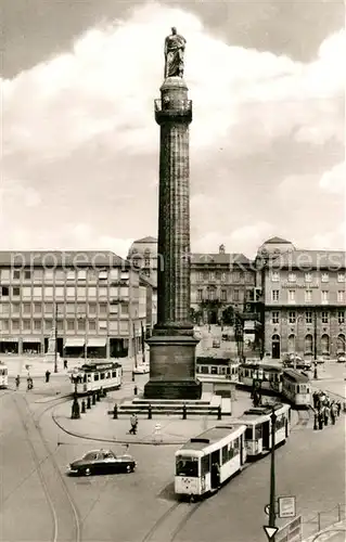 AK / Ansichtskarte Strassenbahn Darmstadt Luisenplatz 