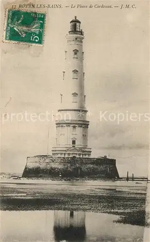 AK / Ansichtskarte Leuchtturm_Lighthouse Royan les Bains Phare de Cordouan 