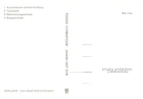 AK / Ansichtskarte Stuetzengruen Aussichtsturm Kuhberg Teilansicht Naherholungszentrum Berggaststaette Stuetzengruen