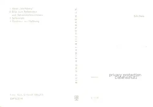 AK / Ansichtskarte Reinhardtsdorf Schoena Hotel Wolfsberg Blick zum Falkenstein und Schrammelsteinmassiv Teilansicht Gasthaus zur Hoffnung Reinhardtsdorf Schoena