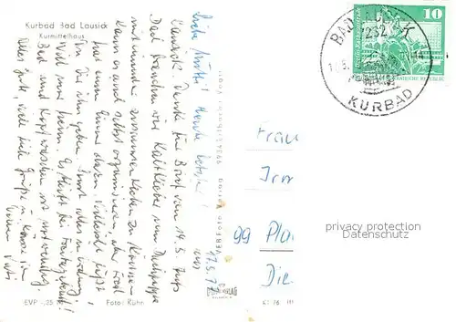 AK / Ansichtskarte Bad_Lausick Kurmittelhaus Bad_Lausick