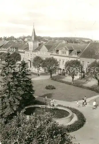 AK / Ansichtskarte Frauenstein_Brand Erbisdorf Markt mit Rathaus und Brunnen Frauenstein