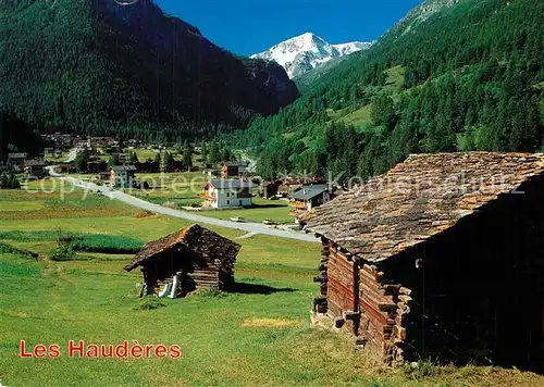 AK / Ansichtskarte Les_Hauderes et le Pigne d`Arolla Les_Hauderes