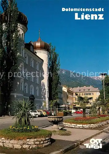 AK / Ansichtskarte Lienz_Tirol Hauptplatz mit Liebburg Lienz Tirol