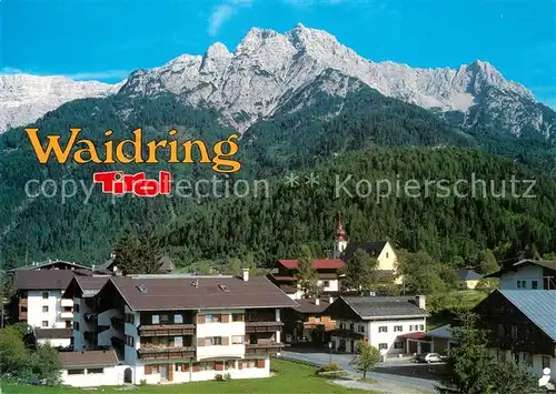 AK / Ansichtskarte Waidring_Tirol  Waidring Tirol