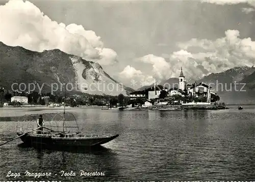 AK / Ansichtskarte Isola_Pescatori_Lago_Maggiore Seepartie 