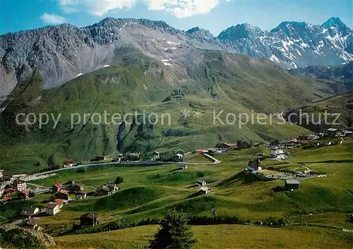 AK / Ansichtskarte Inner_Arosa mit Schafr?gg Inner Arosa