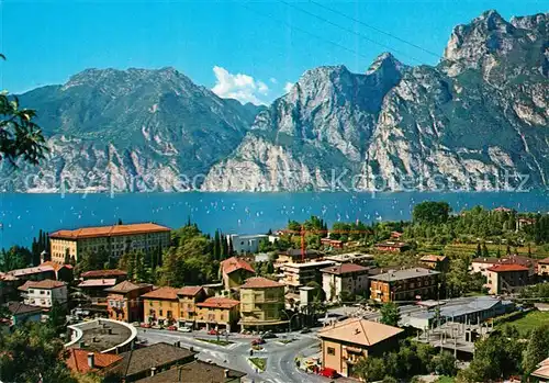 AK / Ansichtskarte Torbole_Lago_di_Garda Fliegeraufnahme Lago di Garda Torbole_Lago_di_Garda