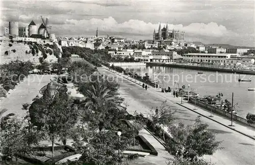 AK / Ansichtskarte Palma_de_Mallorca Vista desde Paseo Maritimo Palma_de_Mallorca