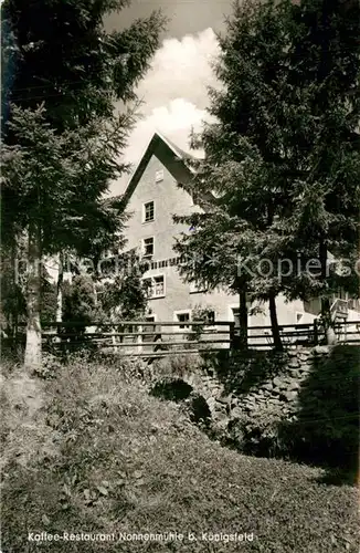 AK / Ansichtskarte Koenigsfeld_Schwarzwald Kaffee Restaurant Nonnenmuehle Koenigsfeld Schwarzwald