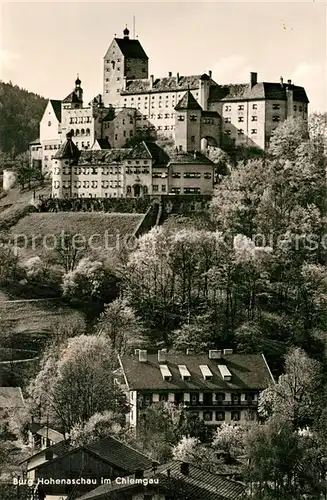 AK / Ansichtskarte Chiemgau Burg Hohenaschau Chiemgau