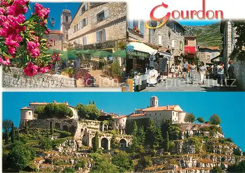 AK / Ansichtskarte Gourdon_Alpes Maritimes Vieux village feodal Gourdon Alpes Maritimes